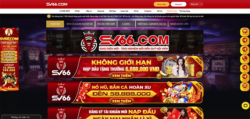 SV66 – Đăng nhập nhà cái SV66 không bị chặn 2025 24 Link vào SV66 không bị chặn là gì? Cập nhật ở đâu?